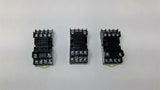 Custom Connector MT14-PC Relay Socket 300 Volt 7 Amp Lot Of 3