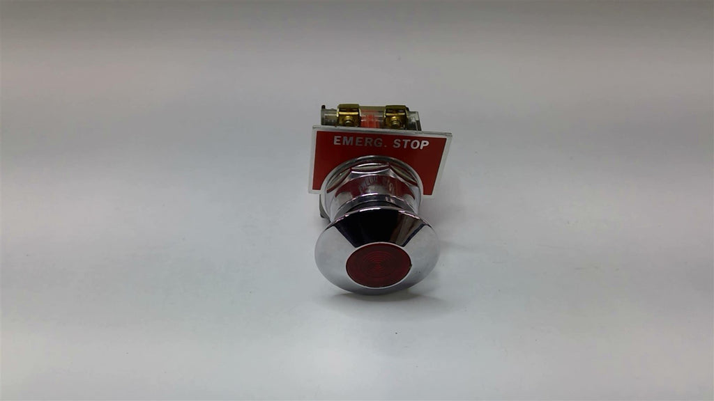 Furnas 52PA2G2A Red Illuminated Pushbutton With 52BAJ & D0735