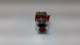 Furnas 52PA2G2A Red Illuminated Pushbutton With 52BAJ & D0735