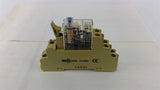 Omron G2R-2-SN Relay 24 VDC With 15Z1C Base 5 Amp 250 Volt Lot Of 3