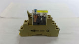 Omron GSR-2-SND Relay 24 VDC With 1162C Base 5 Amp 250 Volt Lot Of 3
