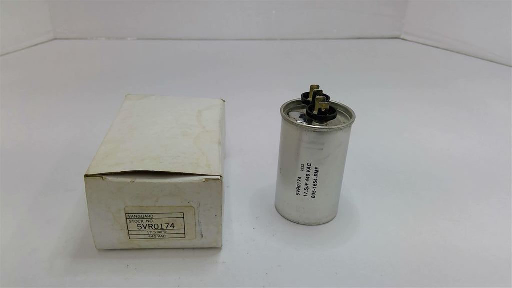 Vanguard 5VR0174 Capacitor 17.5 UF 440 Vac 005-1654-RMF