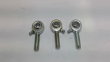 Aurora AB-6Z Male Threaded Spherical Rod End Bore 3/8" Lot Of 3