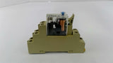 Omron GSR-2-SND Relay 24 VDC With 0442C Base 5 Amp 250 Volt Lot Of 3