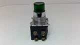 Green Illuminated Push Button 120 Volts 50/60 HZ