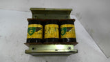 CERUTTI 65733 3Phase 60Hz .240 KVA Transformer 480 Pri 18 15 sec volts