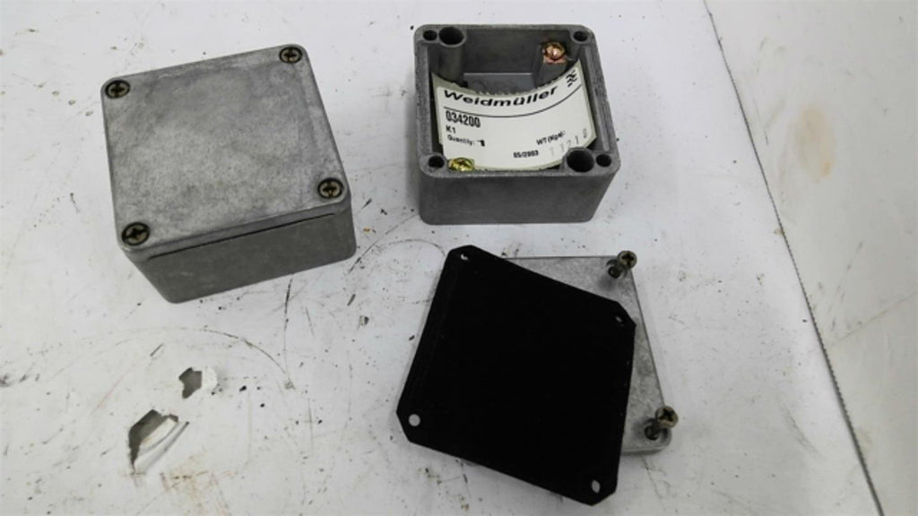Weidmuller 034200 2 3/4" Electrical Enclosure Lot Of 2