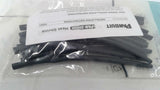Panduit HSTT25-Y 1/4" Black Thin Wall Heat Shrink Lot Of 28