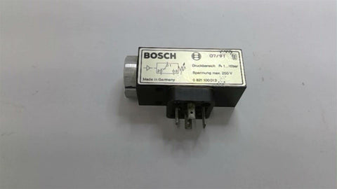 Bosch 0821100013 Valve 1..16 Bar 250 Volts