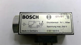 Bosch 0821100013 Valve 1..16 Bar 250 Volts