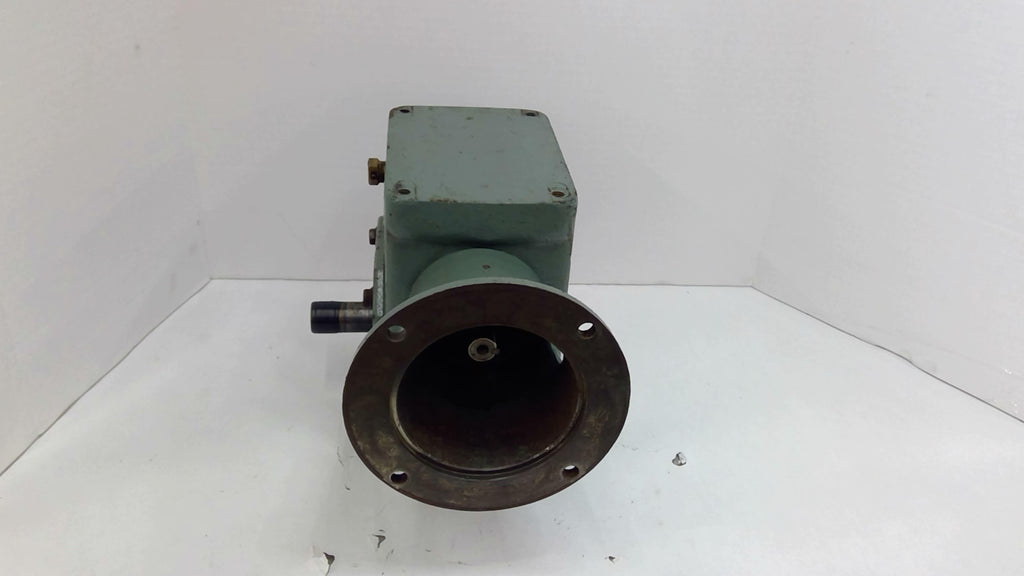 Hytrol 4A Gear Reducer Right Hand 40:1 Ratio Output Shaft 2"L 1"OD Input 1 3/4"