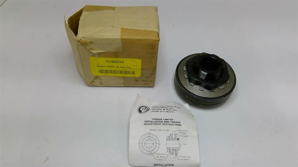 Great Lakes Industry 44ZU26 Torque Limiter 1" Bore