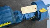 Sew FA77/GR37DRE80M4/MM07/MO 1 HP Gear Motor 433:1 Ratio 380-500 V