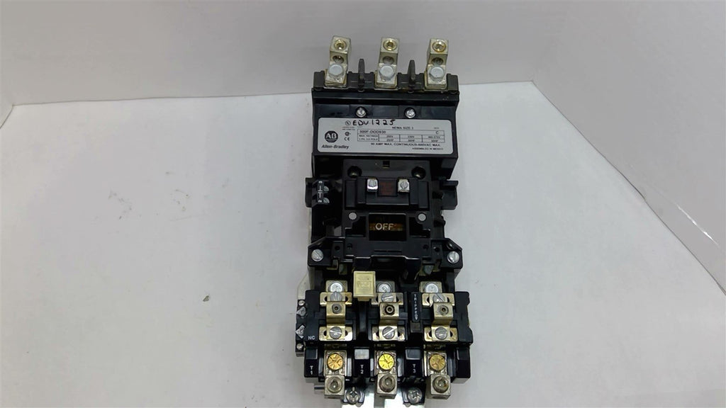 Allen Bradley 500F-DOD930 Starter Size 3 460 Volts 50 HP 115-120 Volt Coil