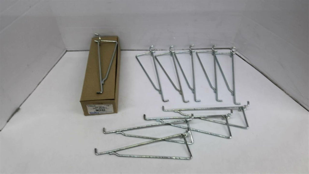Hindley 13593 SB-81H Shelf Brackets For 1/4" Perforated Board Lot Of 10