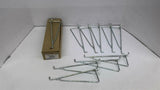 Hindley 13593 SB-81H Shelf Brackets For 1/4" Perforated Board Lot Of 10