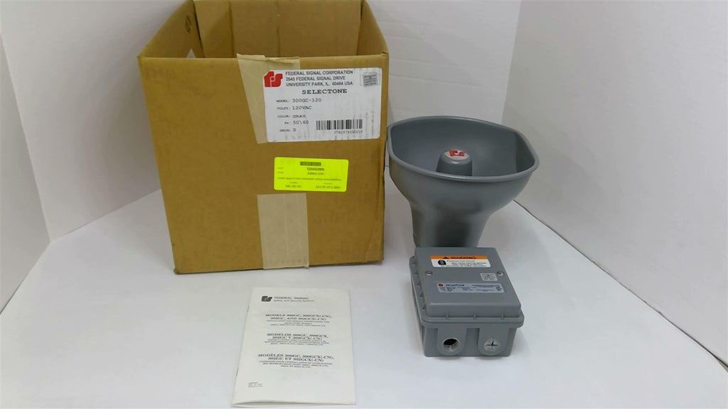 Federal Signal Corp. 300GC-120 Selectone Speaker/ Horn 120 VAC 50/60 HZ