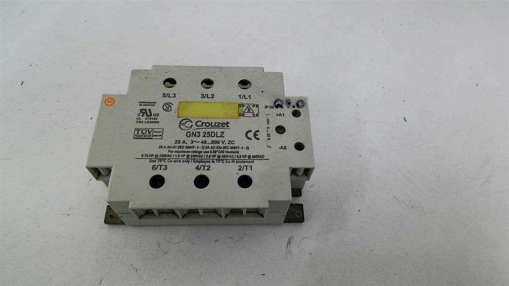 Crouzet GN3 25DLZ 25A Solid State Relay