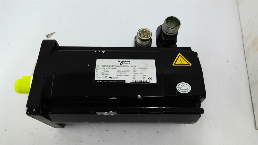 Schneider Electric SH100/50030/0/1/00/00/00/11/00 Servo Motor 1.41KW 5000RPM