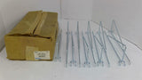 Hindley SB-161H Zinc Plated Shelf Brackets For 1/4" Perforated Boards Lot Of 10