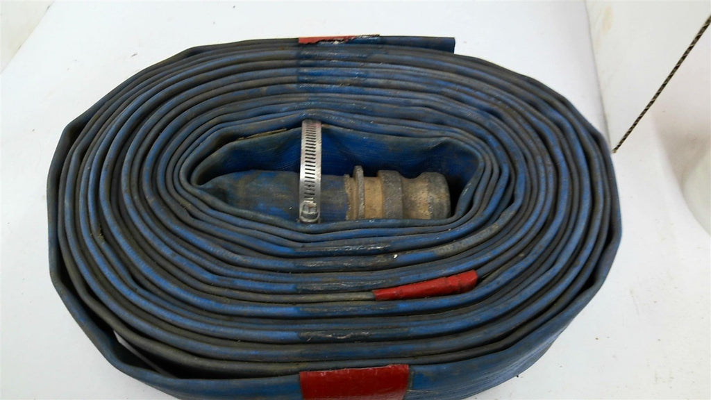 30' Long 1 7/8" Flat Discharge Hose