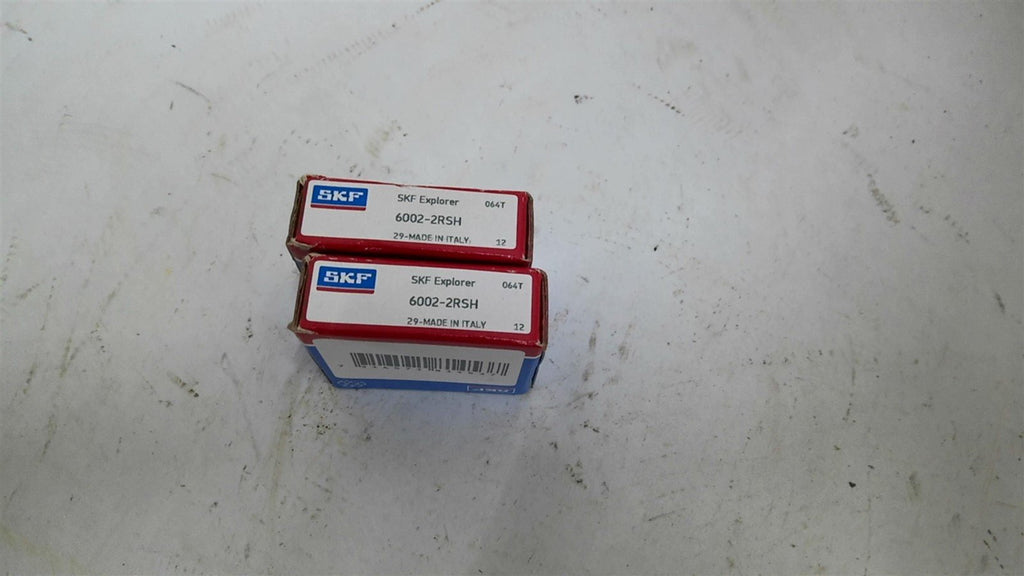 SKF 6002-2RSH Bearing Lot Of 2