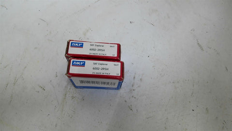 SKF 6002-2RSH Bearing Lot Of 2