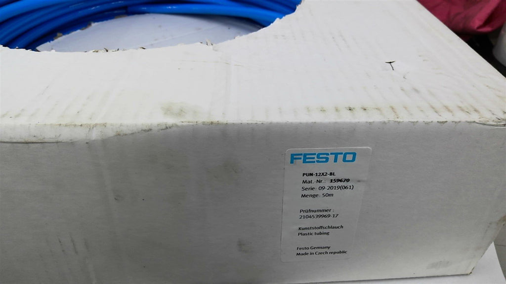 FESTO PUN-12X2-BL Pastic Tubing 50M