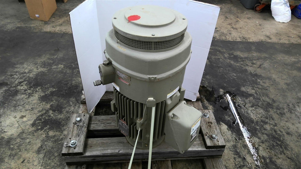 GE 5KS324SAE6027 40 HP Vertical AC Motor 1800 RPM 4P 3 Phase L324TP12 230/460 V
