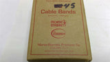 Morse Starrett Cable Bands For 3/16" Cable Lot Of 45