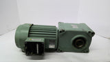 Tsubaki TA075BCE .75 KW 1:15 Ratio AC Hypoid Gear Motor 4P 3 Phase 200-220 V