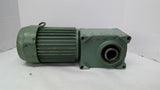 Tsubaki TA075BCE .75 KW 1:15 Ratio AC Hypoid Gear Motor 4P 3 Phase 200-220 V