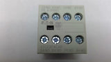 Eaton XTCXFAC40 Auxiliary Contactor Block 4 Pole Lot Of 2
