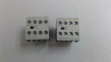 Eaton XTCXFAC40 Auxiliary Contactor Block 4 Pole Lot Of 2