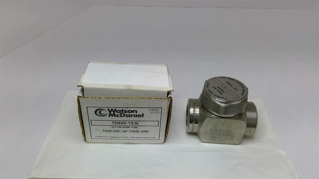 Watson McDaniel TD600-13-N Trap Disc 3/4"