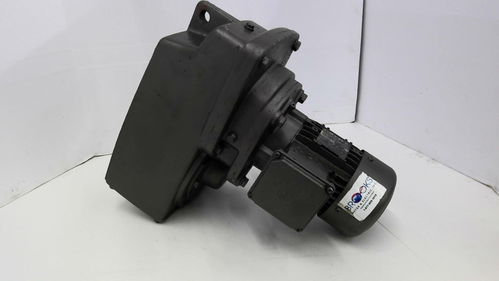 Nord 80LH/4CUS 1 HP Gear Motor 1800 RPM 4P 3 Phase 230/460 V 120:1 Ratio