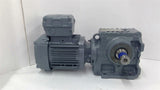 SEW S57 DRN80MK4/IS Gearmotor 3/4 HP 230/400 Volts 38.23 Ratio