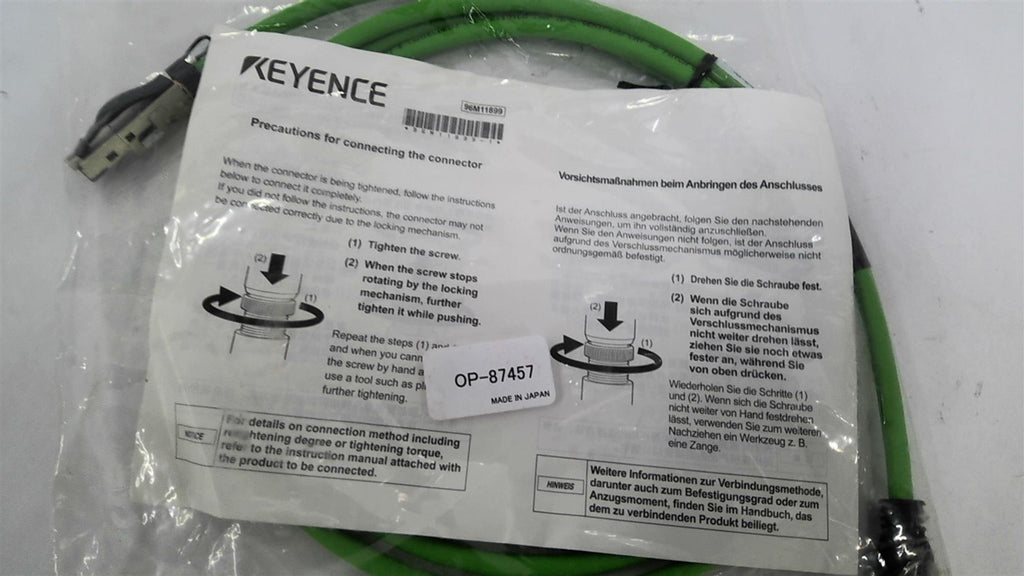 Keyence OP-87457 Sensor Cable