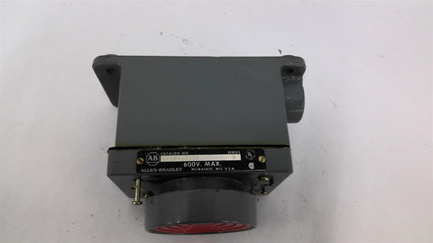 Allen Bradley 800P-1S1ZR Palm Operated Pushbutton