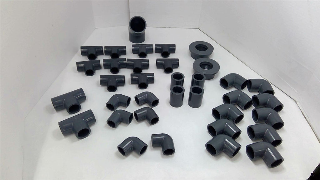 Ipex Spears Schedule 80 Fittings Lot Of 30 Assorted Pieces