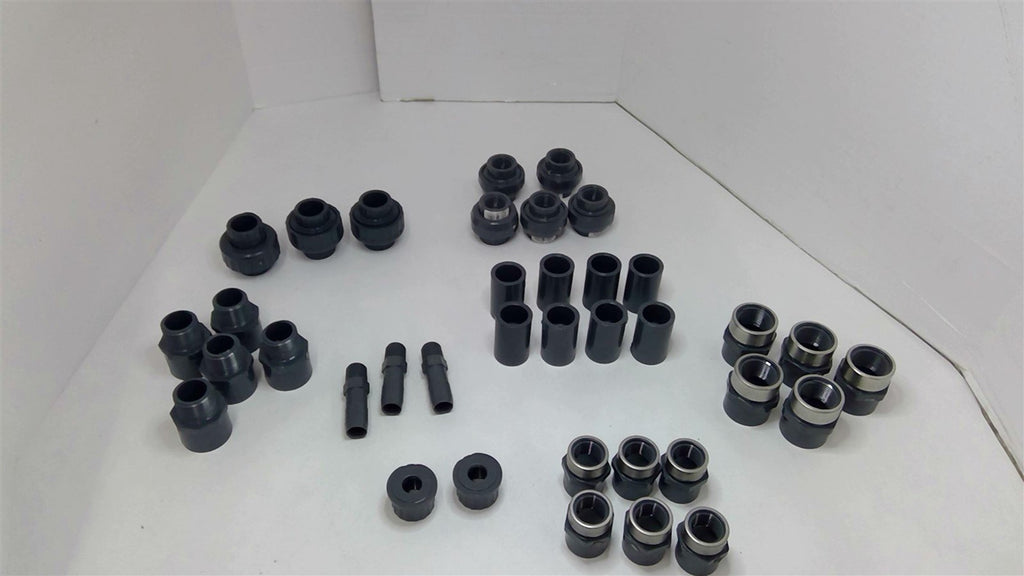 Ipex Spears Schedule 80 Assorted Lot Of 36 PVC Fittings