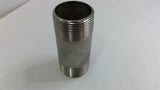 Assorted Lot Of Stainless Steel Pipe Nipples Lot Of 9