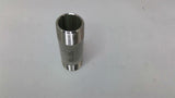 Assorted Lot Of Stainless Steel Pipe Nipples Lot Of 9