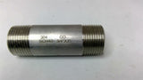 Assorted Lot Of Stainless Steel Pipe Nipples Lot Of 9