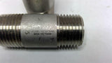 Assorted Lot Of Stainless Steel Pipe Nipples Lot Of 9