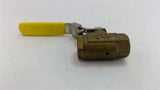 Apollo 1/4" Brass Ball Valve 600 CWP Lot Of 4