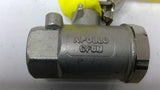 Apollo CF8M 3/4" Ball Valve 2000 WOG Lot Of 2