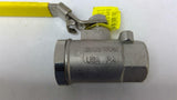 Apollo CF8M 3/4" Ball Valve 2000 WOG Lot Of 2
