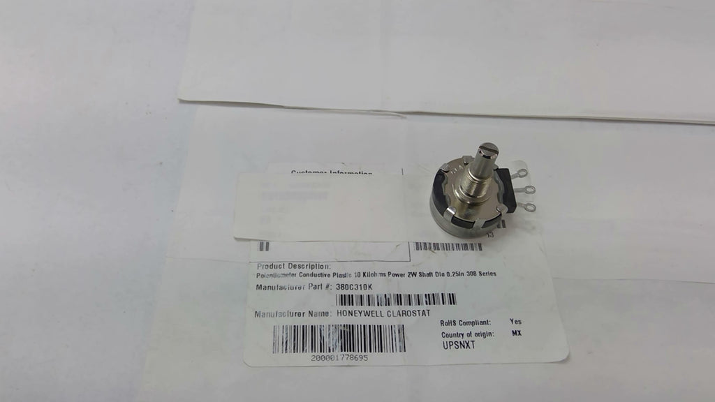 Honeywell Clarostat 380C310K Potentiometer Switch
