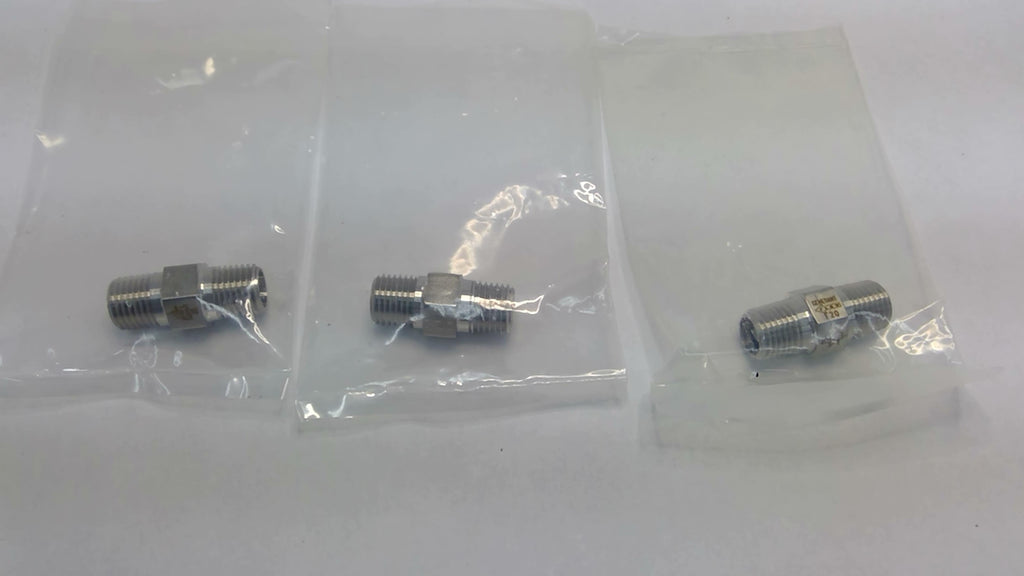 Generant ICY-201-4SS-1 1/4"Male x 1/4" Male Check Valve Lot Of 3